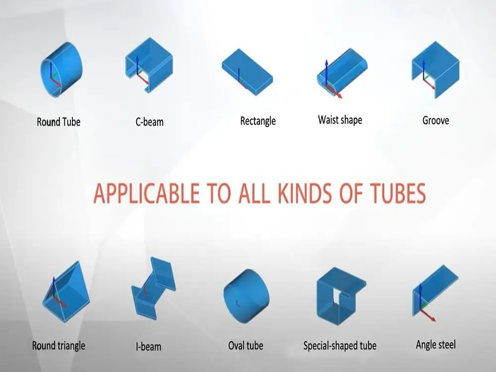 fiber laser cutting machine tube cutting shape