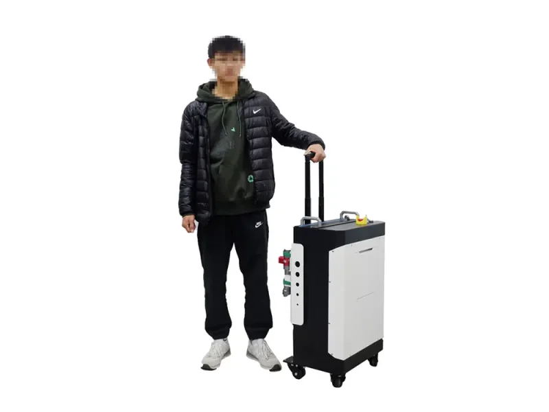 portable fiber laser cleaning machine