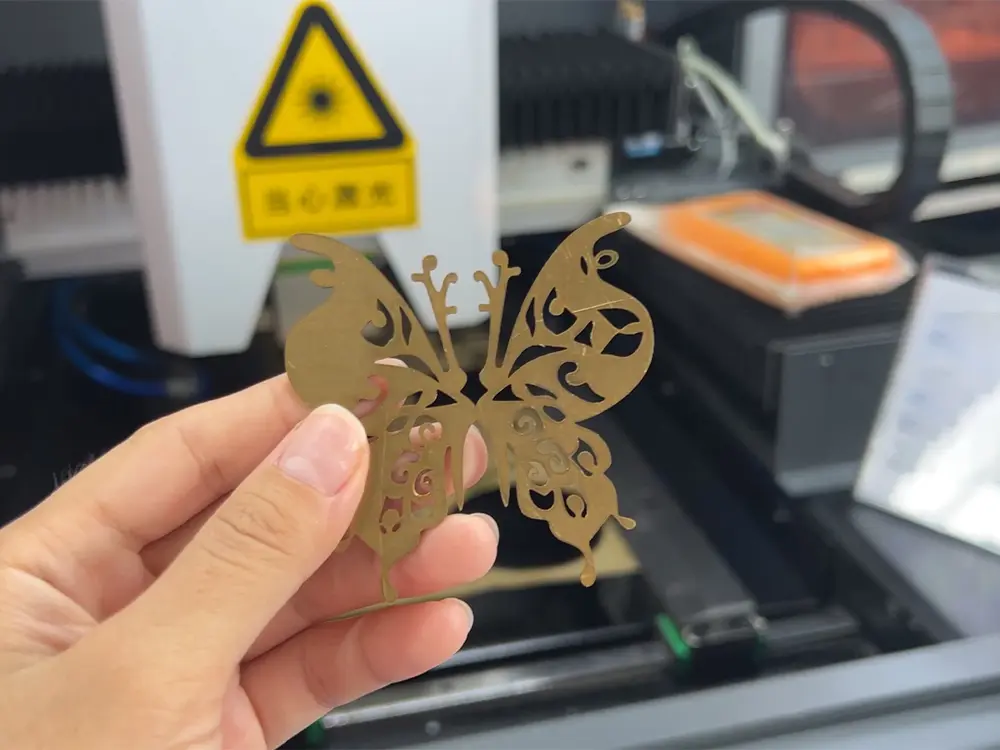 small hobby fiber laser cutting machine sample