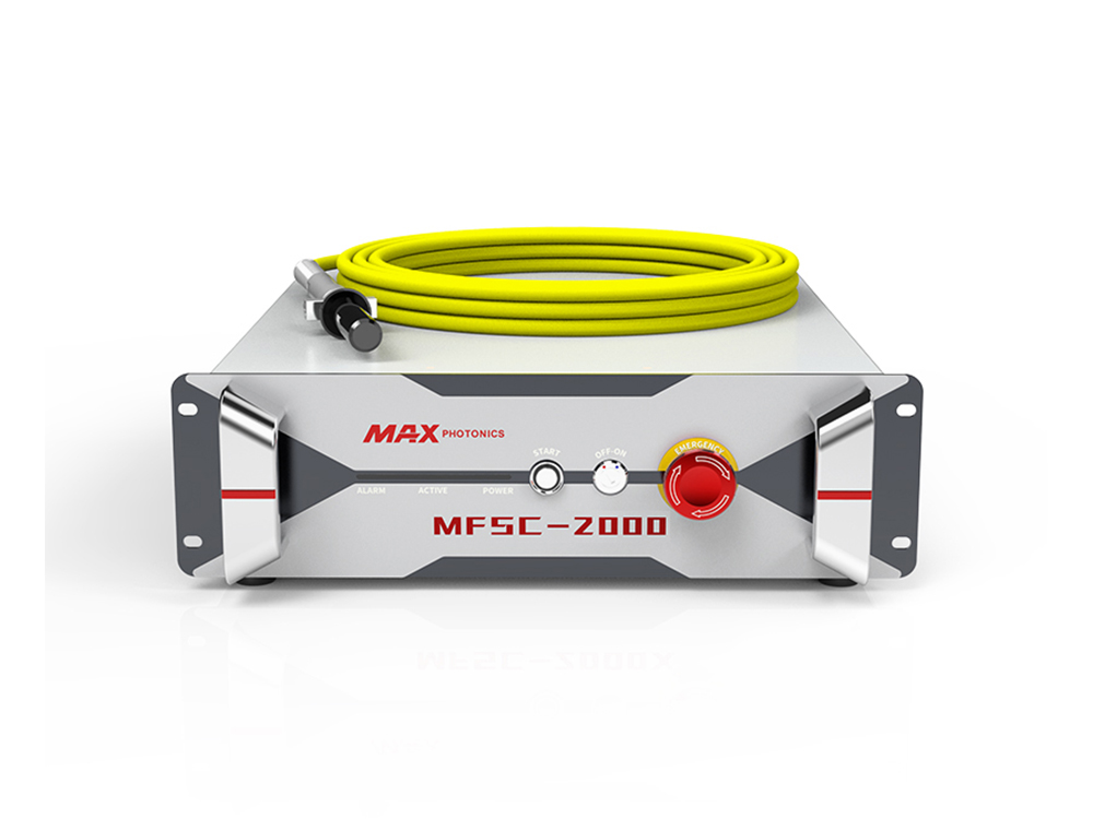 2000W MAX laser source of fiber laser cutter