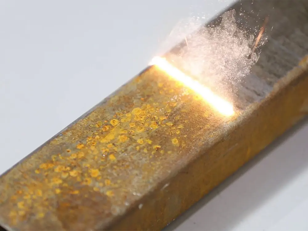 laser rust cleaning machine price sample