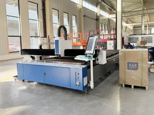 6020 fiber laser cutting machine with 6 metes tube cutting rotary device