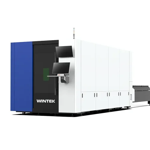 enclosed cover high precision cnc fiber metal cutting laser machine