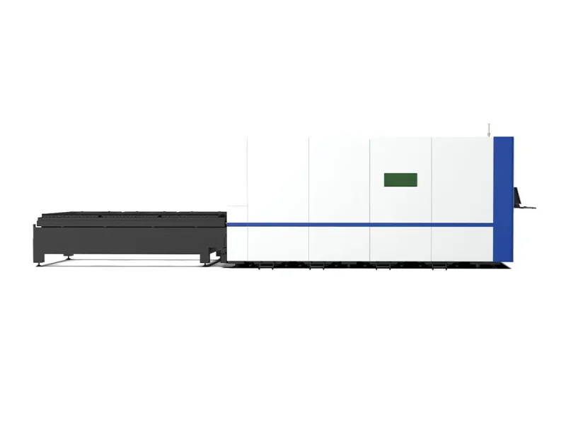 exchange platform enclosed design fiber laser cutting machine