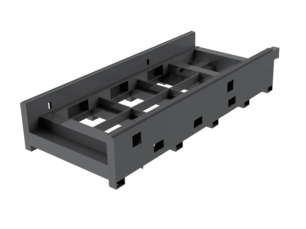 steel plate welding bed of fiber laser cutting machine