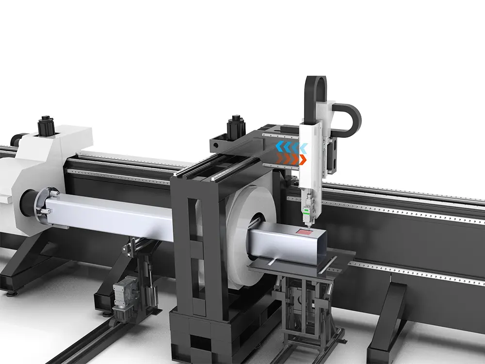 laser tube cutting machine static precision high-speed cutting