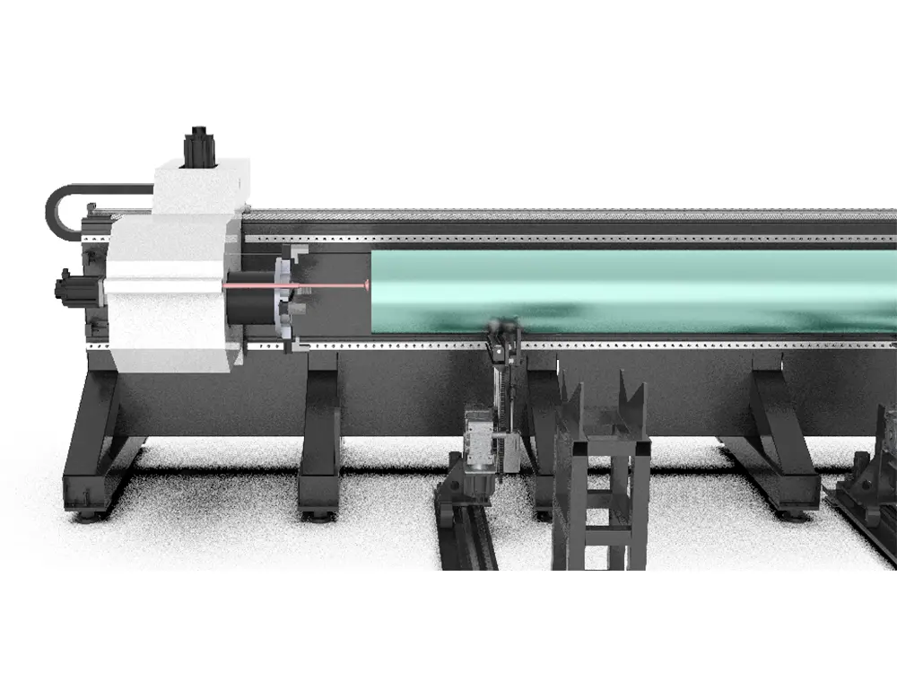 tube laser cutting machine automatic pipe end detection system