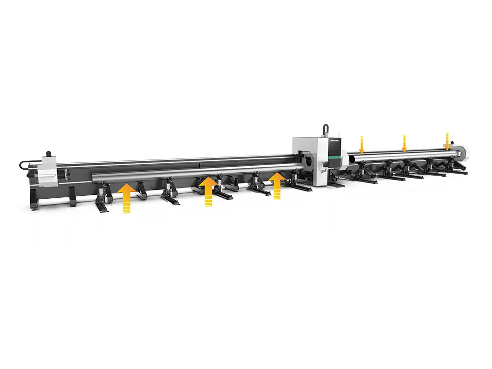 tube laser cutting machine single-pipe loading and unloading