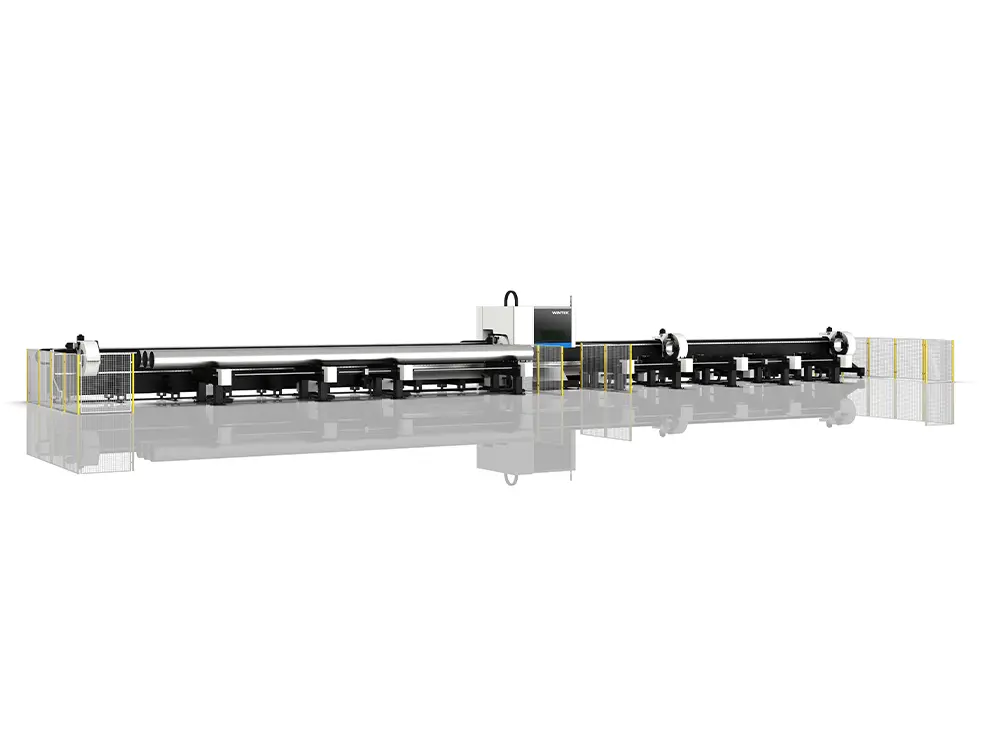 ultra-heavy four-chuck laser tube cutting machine