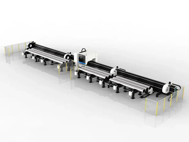 ultra-heavy four-chuck tube laser cutting machine