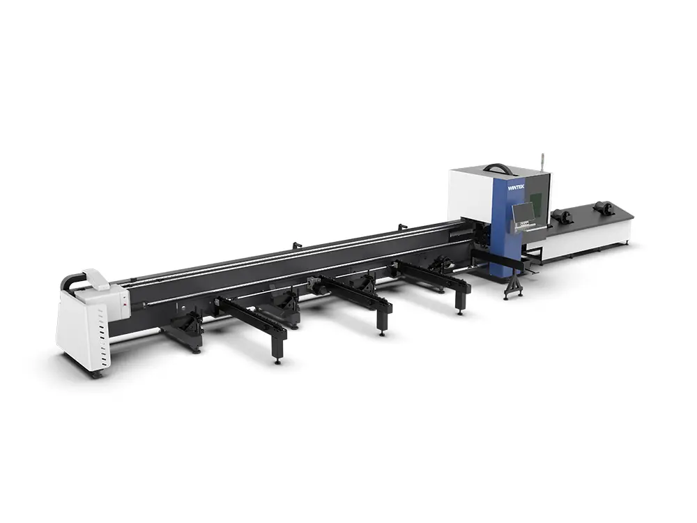 semi-automatic loading and unloading pipe laser cutting machine