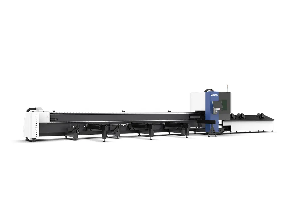 semi-automatic loading and unloading tube laser cutting machine