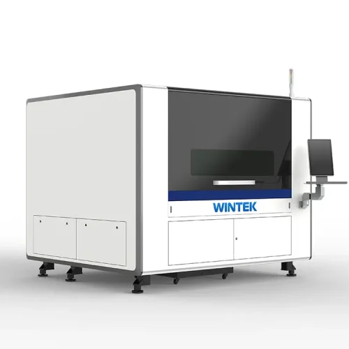 enclosed 6060 fiber laser metal cutting machine