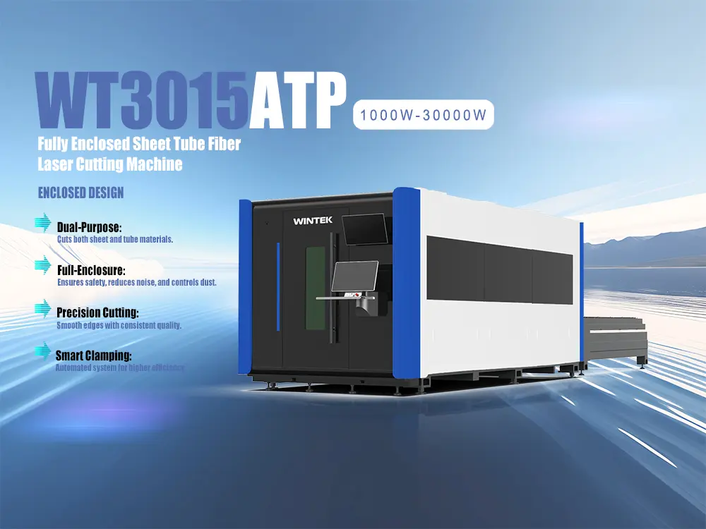 enclosed fiber optic laser cutting machine banner
