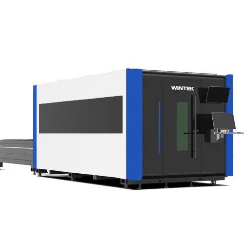 fiber laser cutter with fully enclosed cover for metal