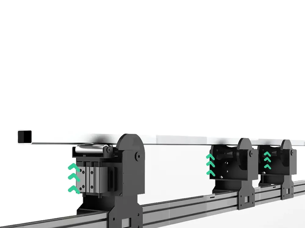 small tube laser cutter equipped with a follow-up support device