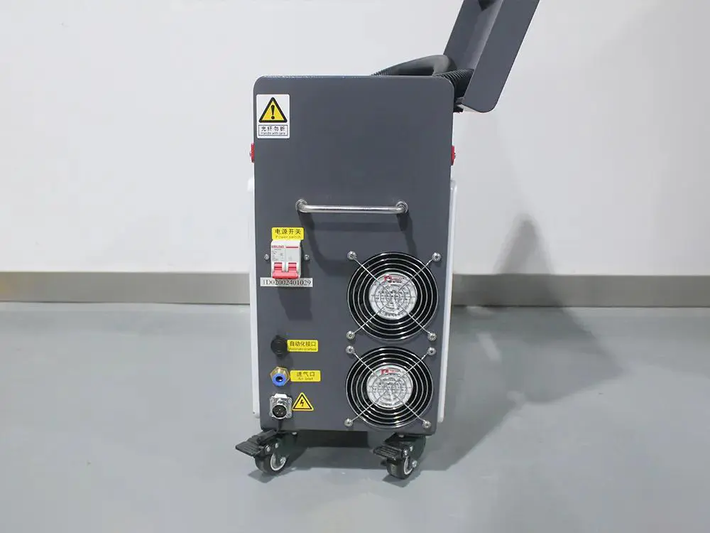laser rust cleaner protection gas inlet