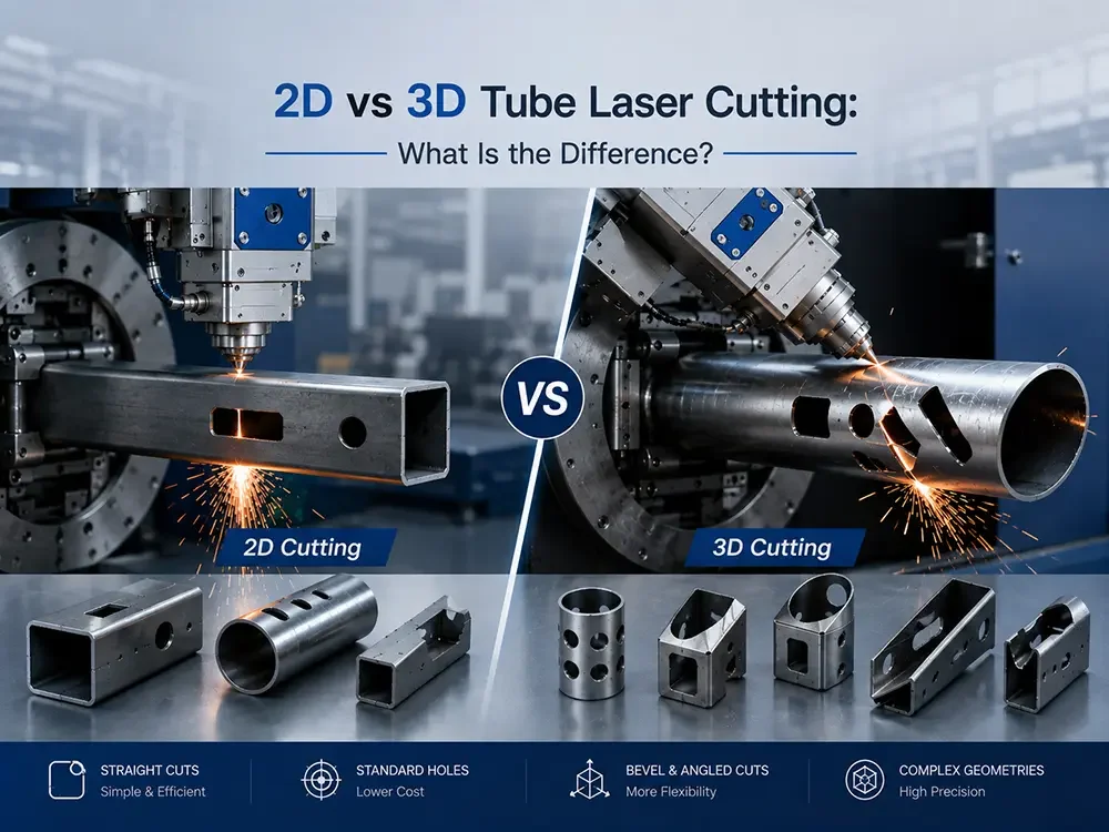 2d vs 3d tube laser cutting