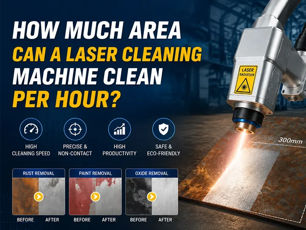 How Much Area Can a Laser Cleaning Machine Clean per Hour