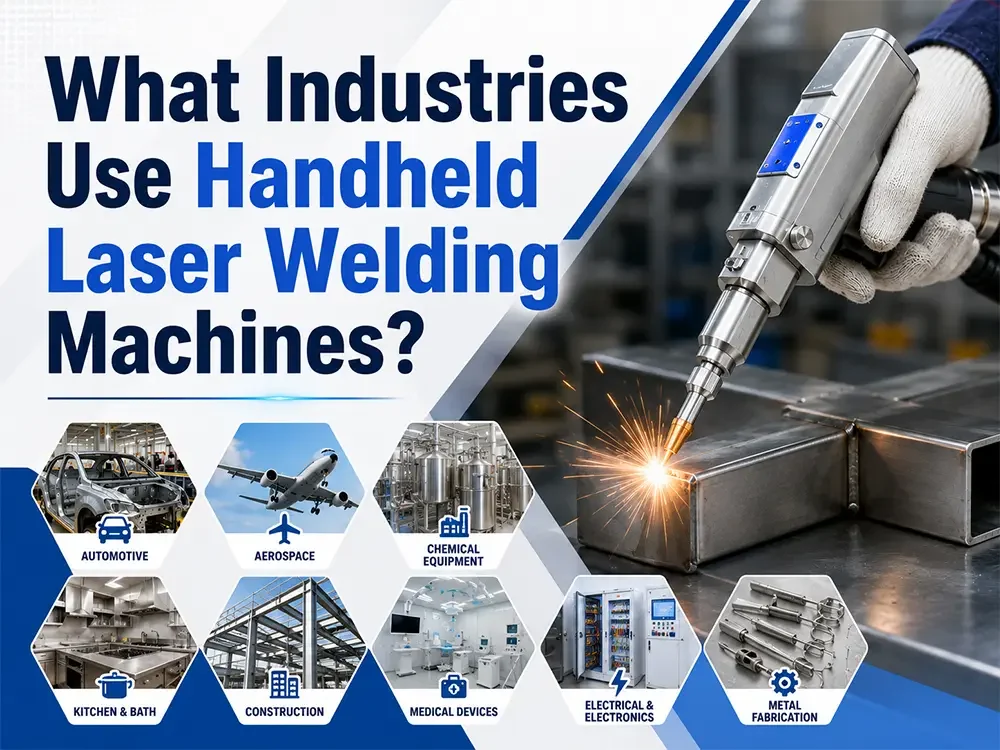 what industries use handheld laser welding machines